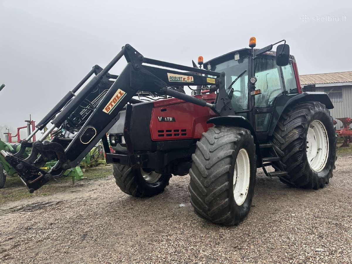 Traktorius valtra valmet 8350 su krautuvu - nuotraukos Nr. 10