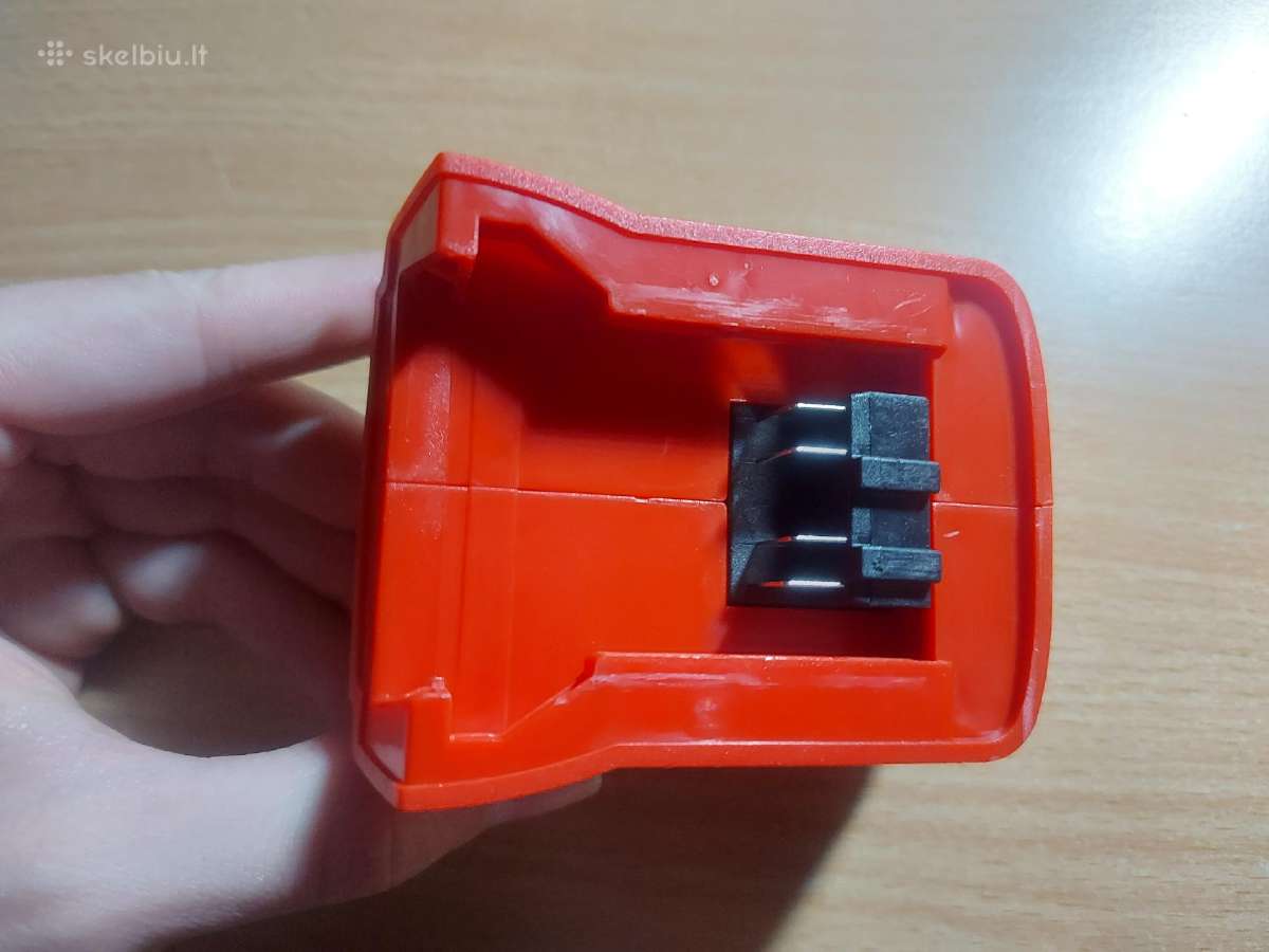 Milwaukee baterijų adapteriai, power bank - nuotraukos Nr. 10