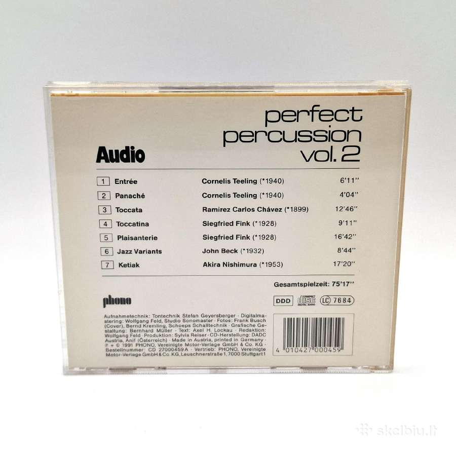 Kremlingscher Klangkorper Perfect Percussion (CD) - nuotraukos Nr. 2