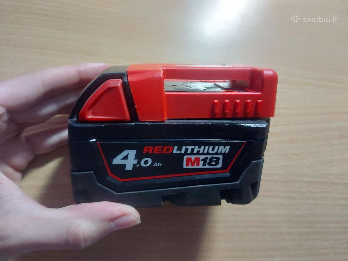 Milwaukee baterijų adapteriai, power bank - nuotraukos Nr. 2
