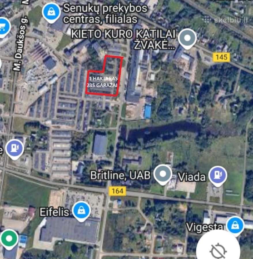 Mieste 1ha komercinis sklypas su 235 garažais - nuotraukos Nr. 3