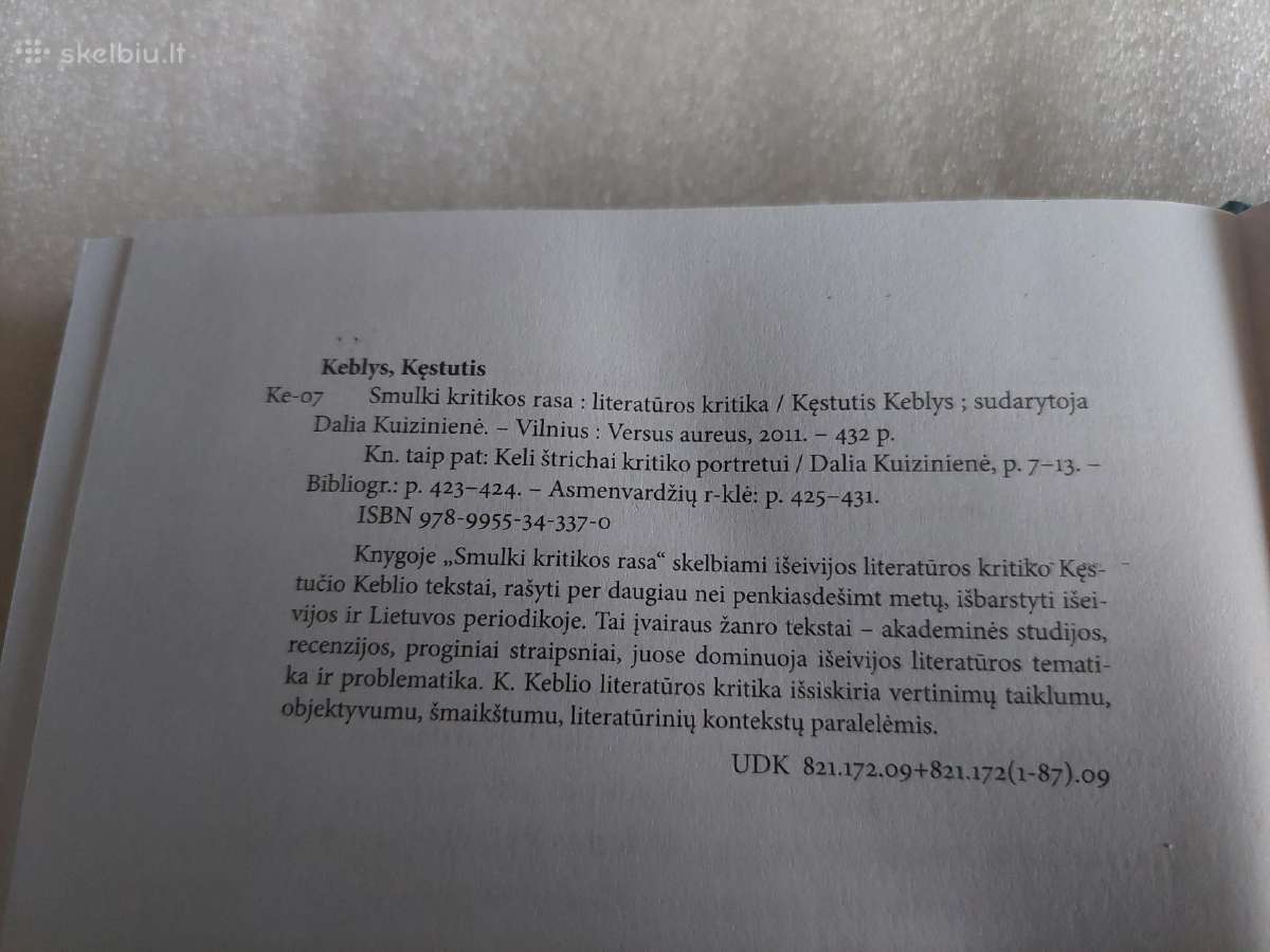 Smulki kritikos rasa - nuotraukos Nr. 3