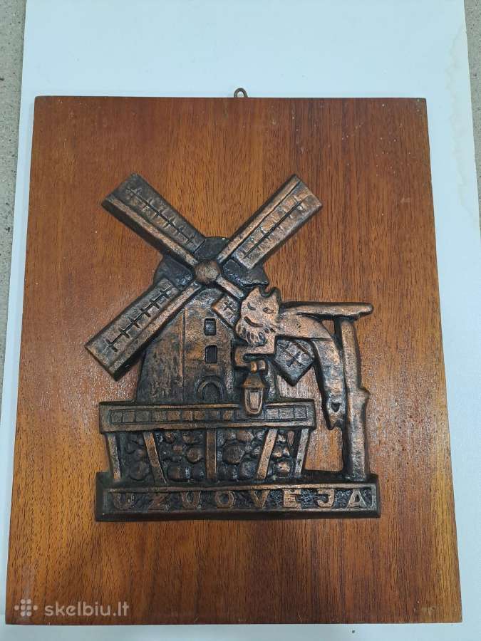 Antikvarinis paveikslas "Užuovėja" - nuotraukos Nr. 4
