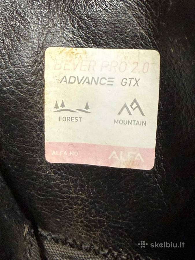 Alfa Bever Pro Advance 2.0 Gtx medžioklės batai - nuotraukos Nr. 5