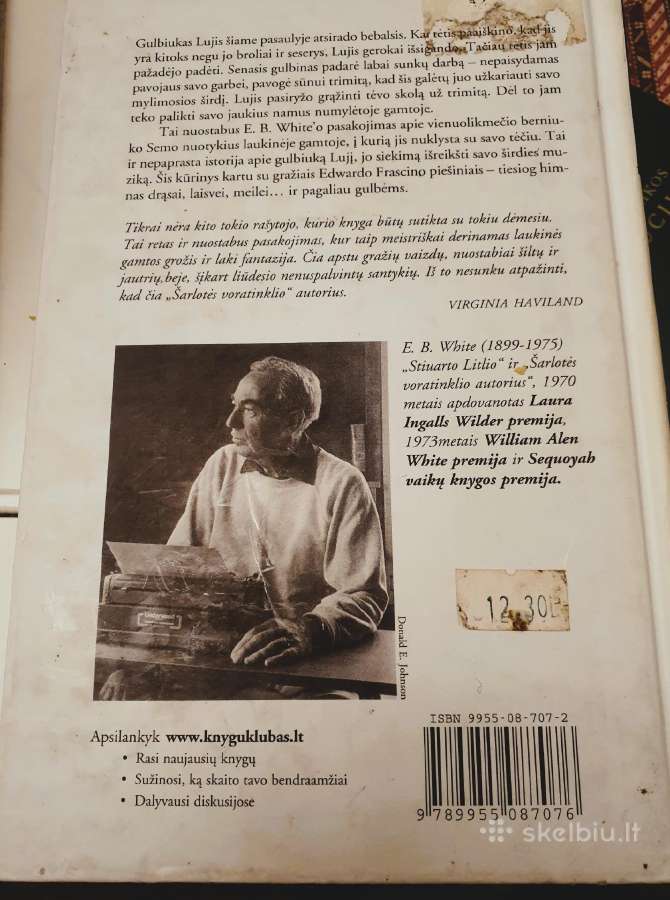 E. B. White knyga "Gulbės trimitas" - nuotraukos Nr. 3