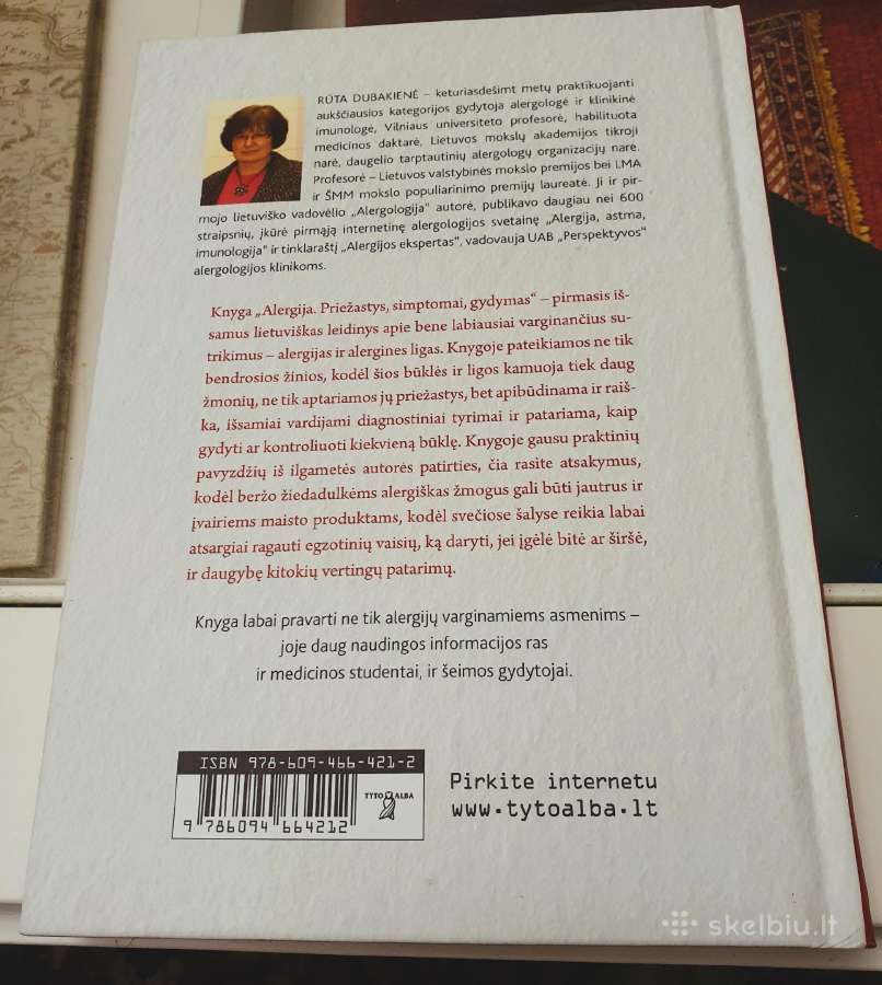 Rūtos Dubakienės knyga "Alergija. Priežastys, simp - nuotraukos Nr. 2
