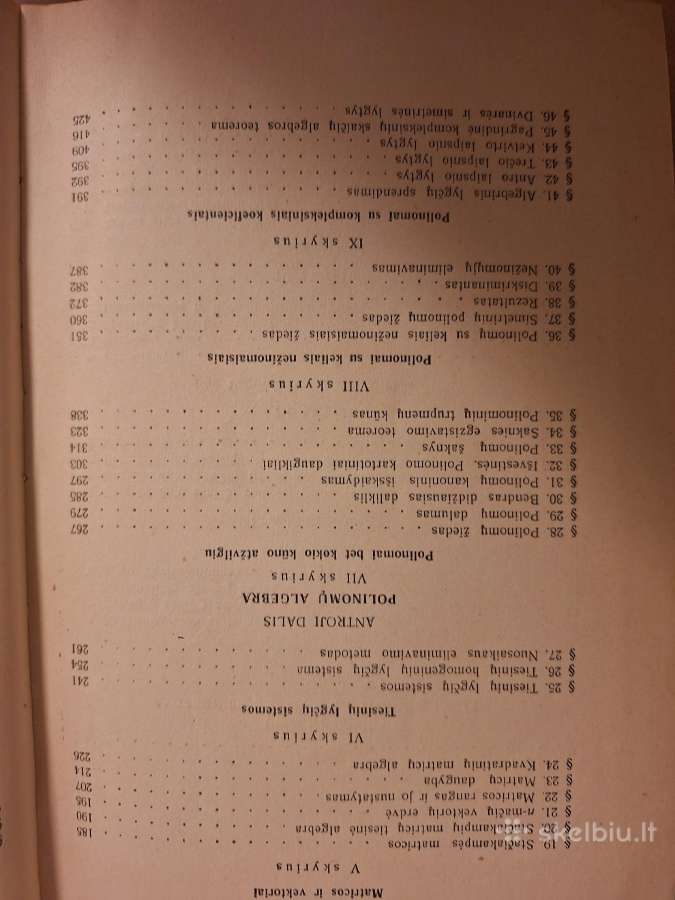 Aukštoji algebra. - nuotraukos Nr. 5