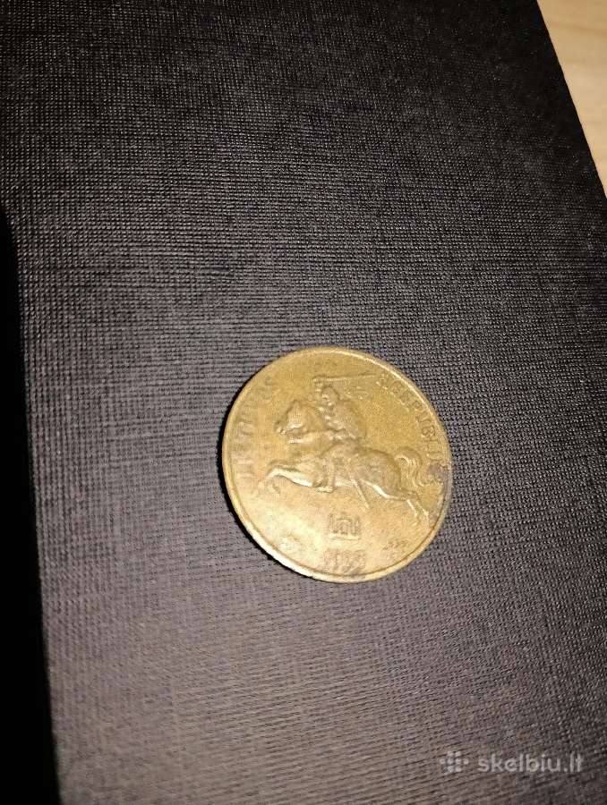 50 centų. 1925 m. Smetoniška moneta. - nuotraukos Nr. 4