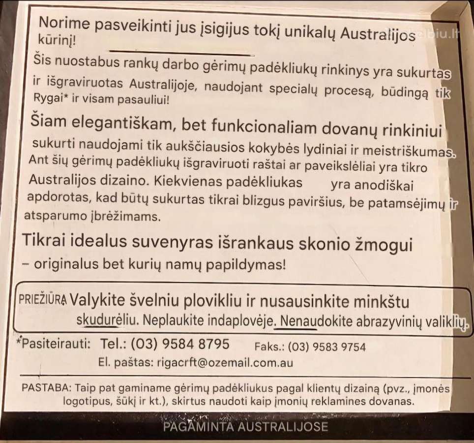 Vintažiniai elegantiški gėrimų padėkliukai. - nuotraukos Nr. 7
