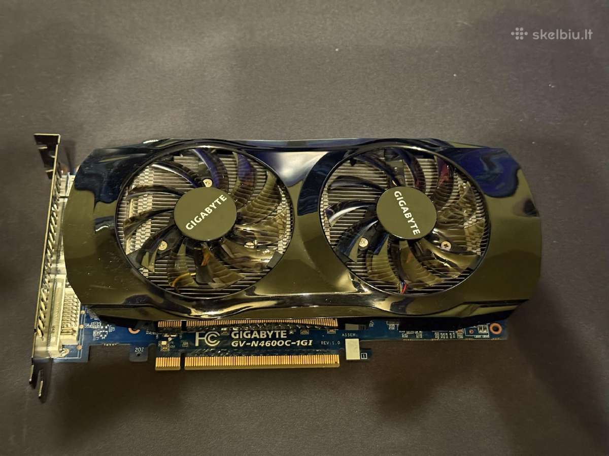 Gigabyte Nvidia Geforce Gtx 460 Gv-n460oc-1gi 1gb - nuotraukos Nr. 3