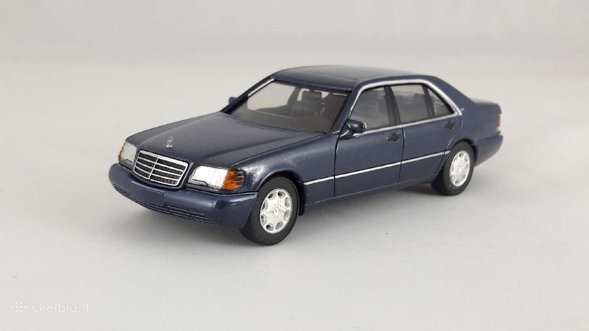 1/43 modeliukai MB S-class 600 Sel W140