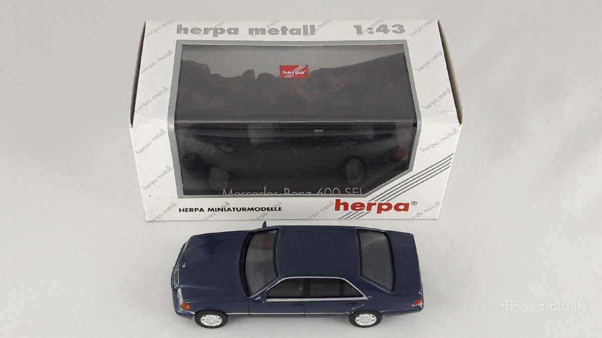 1/43 modeliukai MB S-class 600 Sel W140 - nuotraukos Nr. 6