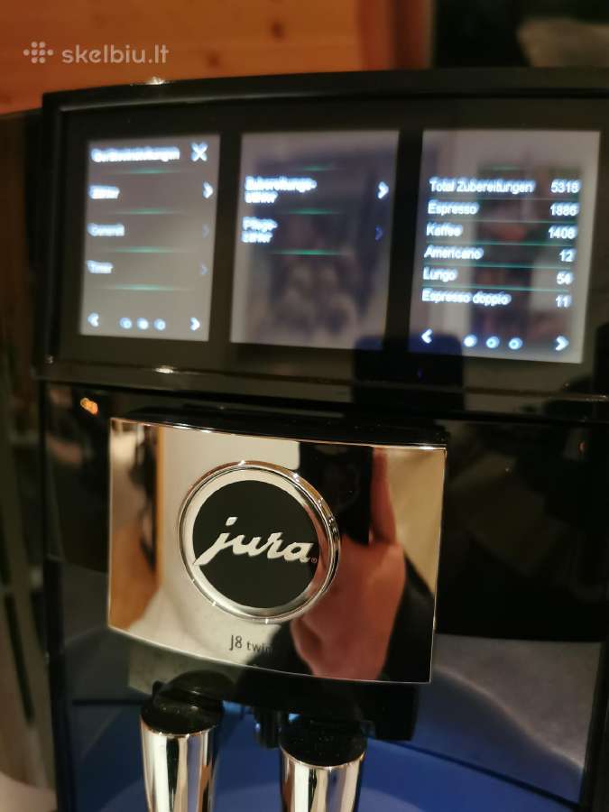 Jura J8 Twin Diamond Black - nuotraukos Nr. 8