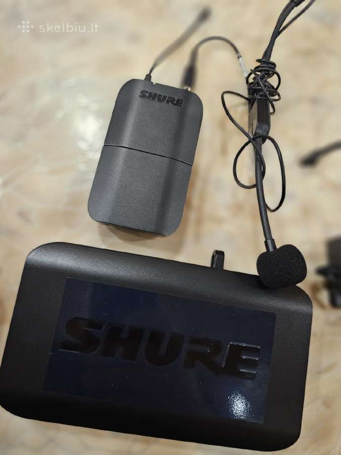 Shure blx4 su k3e - nuotraukos Nr. 2