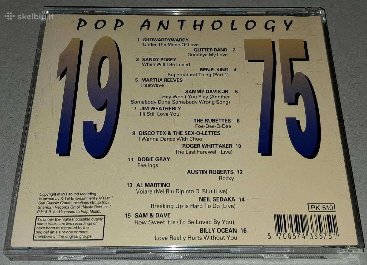 Pop Anthology 1975 (Audio CD) - nuotraukos Nr. 2