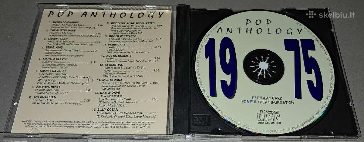 Pop Anthology 1975 (Audio CD) - nuotraukos Nr. 3