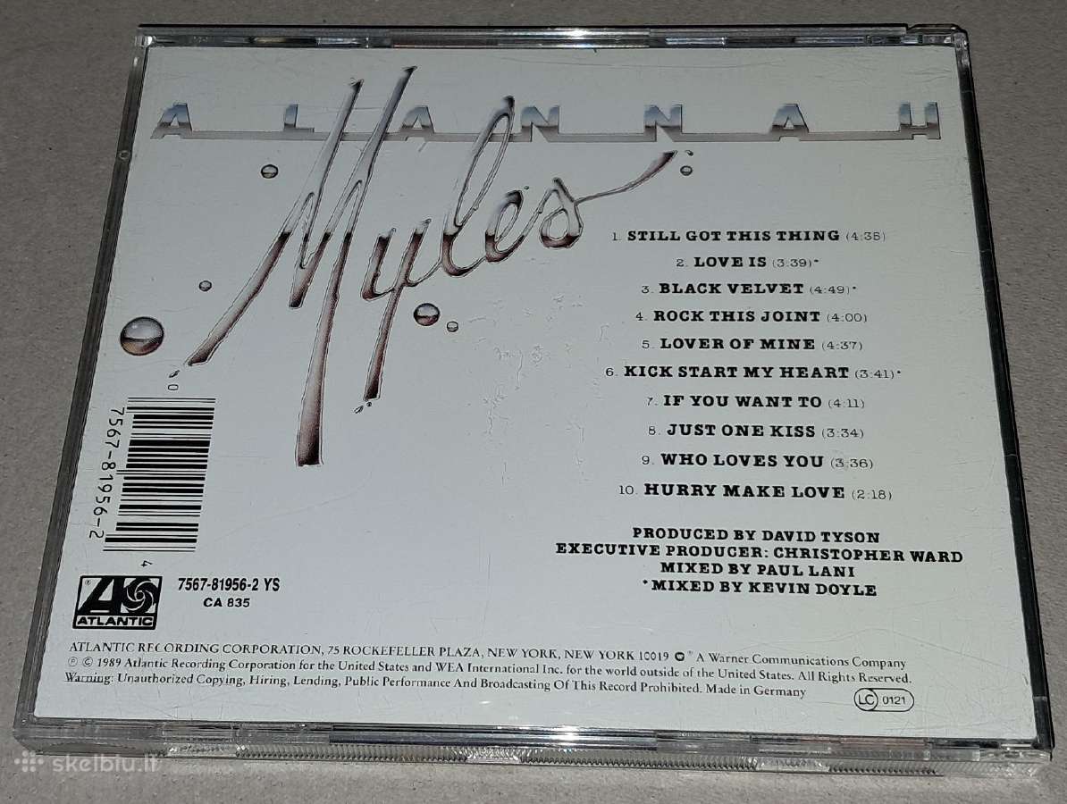 Alannah Myles – Alannah Myles (Audio CD) - nuotraukos Nr. 2