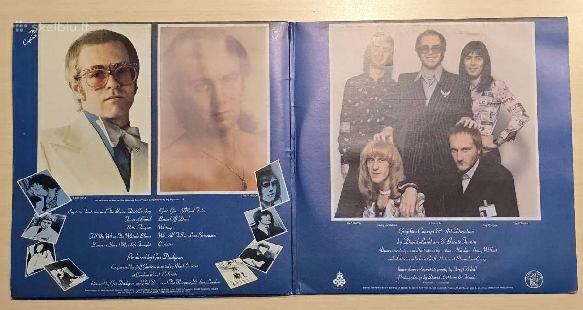 Elton John - Captain Fantastic Lp - nuotraukos Nr. 3