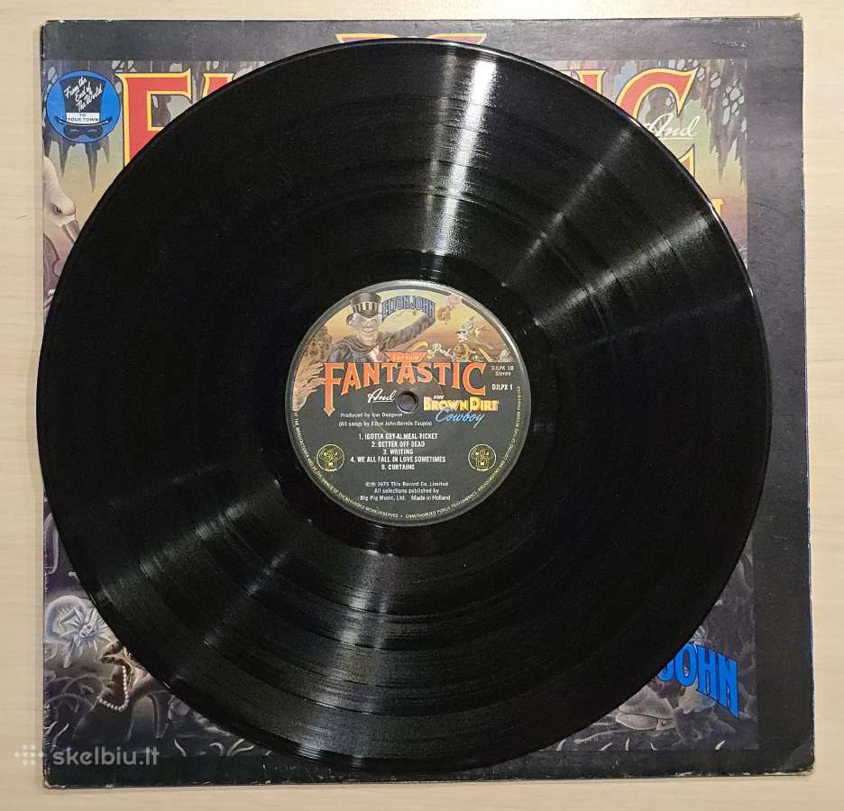 Elton John - Captain Fantastic Lp - nuotraukos Nr. 6