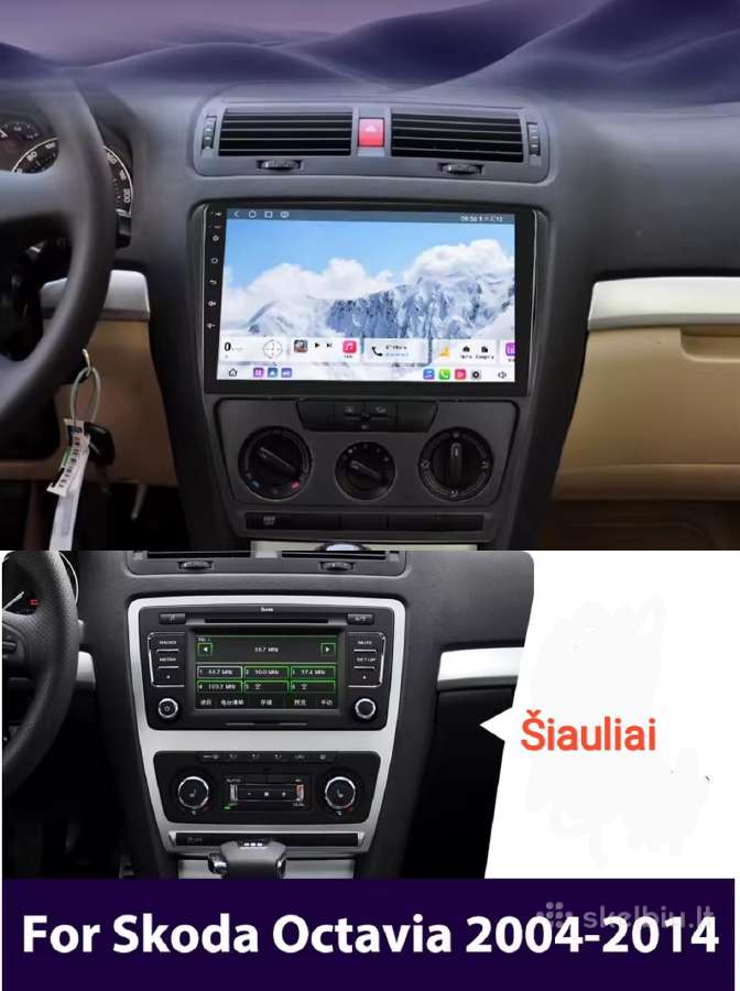 Skoda Octavija Oktavia android multimedija - nuotraukos Nr. 2