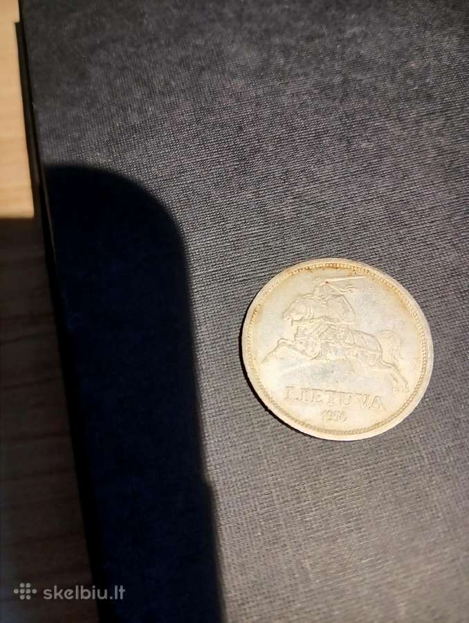 5 Litai, 1936, Basanavičius - nuotraukos Nr. 3