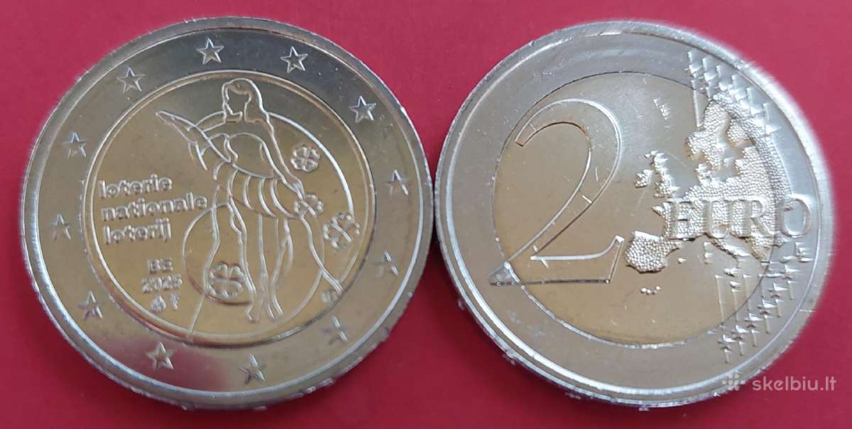 Belgija 2025m. 2 € Nacionalinė loterija Unc