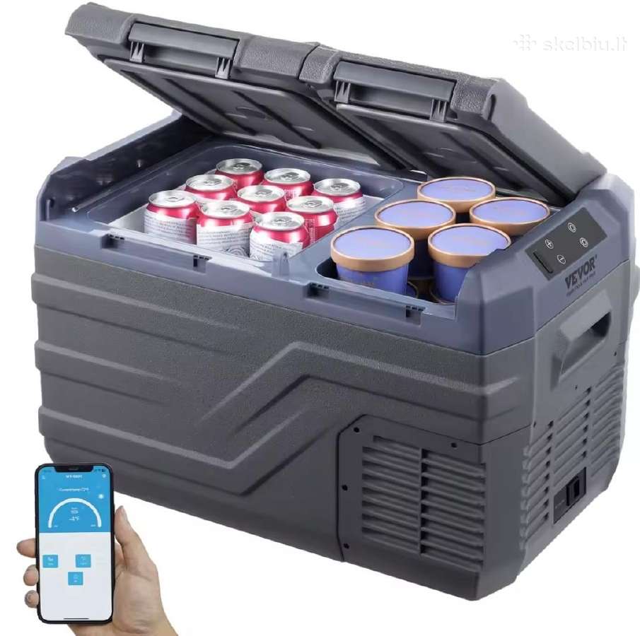 Vevor dviejų zonų iki -20c, 25,32,40 ltr. 12/24 V
