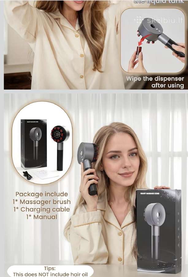Infraraudonuju spinduliu galvos masazuoklis - nuotraukos Nr. 5