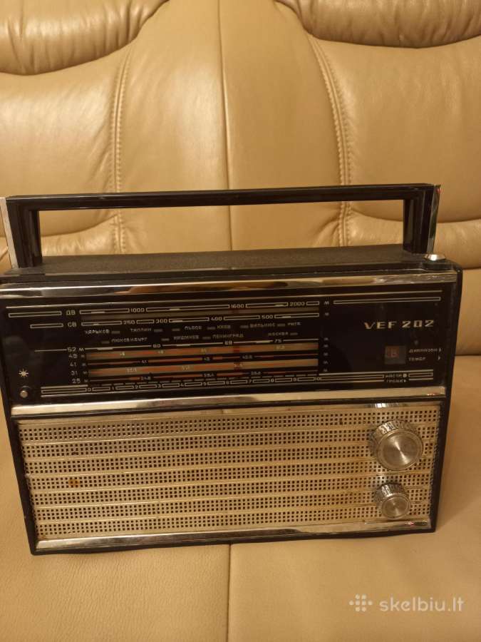 Vef 202 radijo imtuvas/tranzistorius
