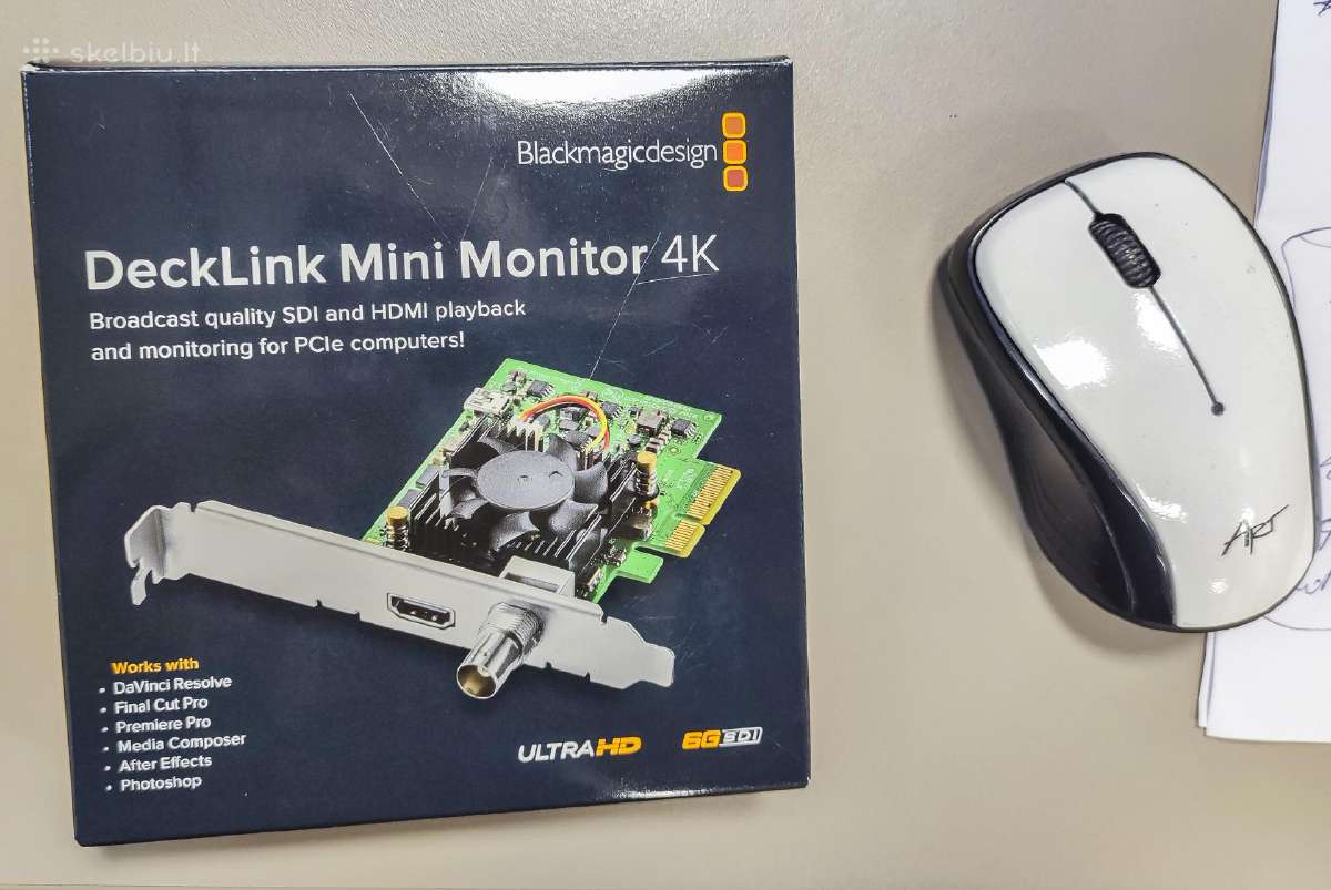 Blackmagic Decklink Mini Monitor 4k korta - nuotraukos Nr. 2
