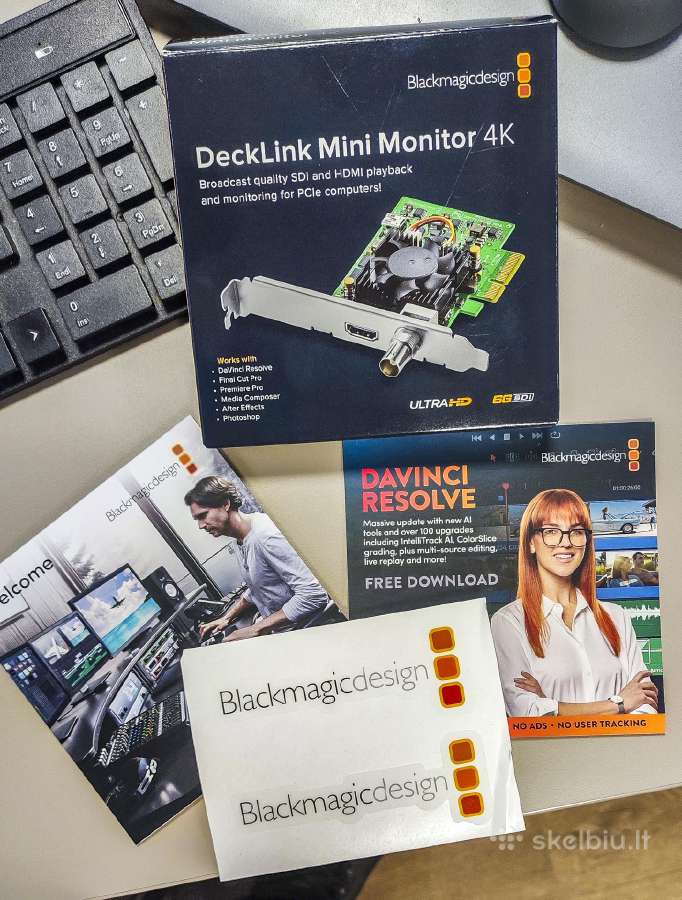 Blackmagic Decklink Mini Monitor 4k korta