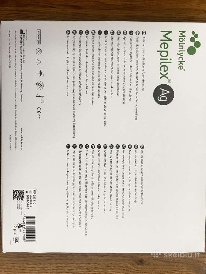 Mepilex Ag pleistrai - nuotraukos Nr. 2