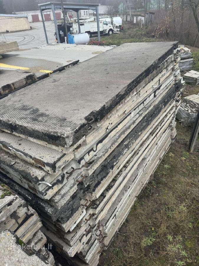 Kelio ,Aerodromines, beton.keliu.plokštes 6x2x0,18 - nuotraukos Nr. 2