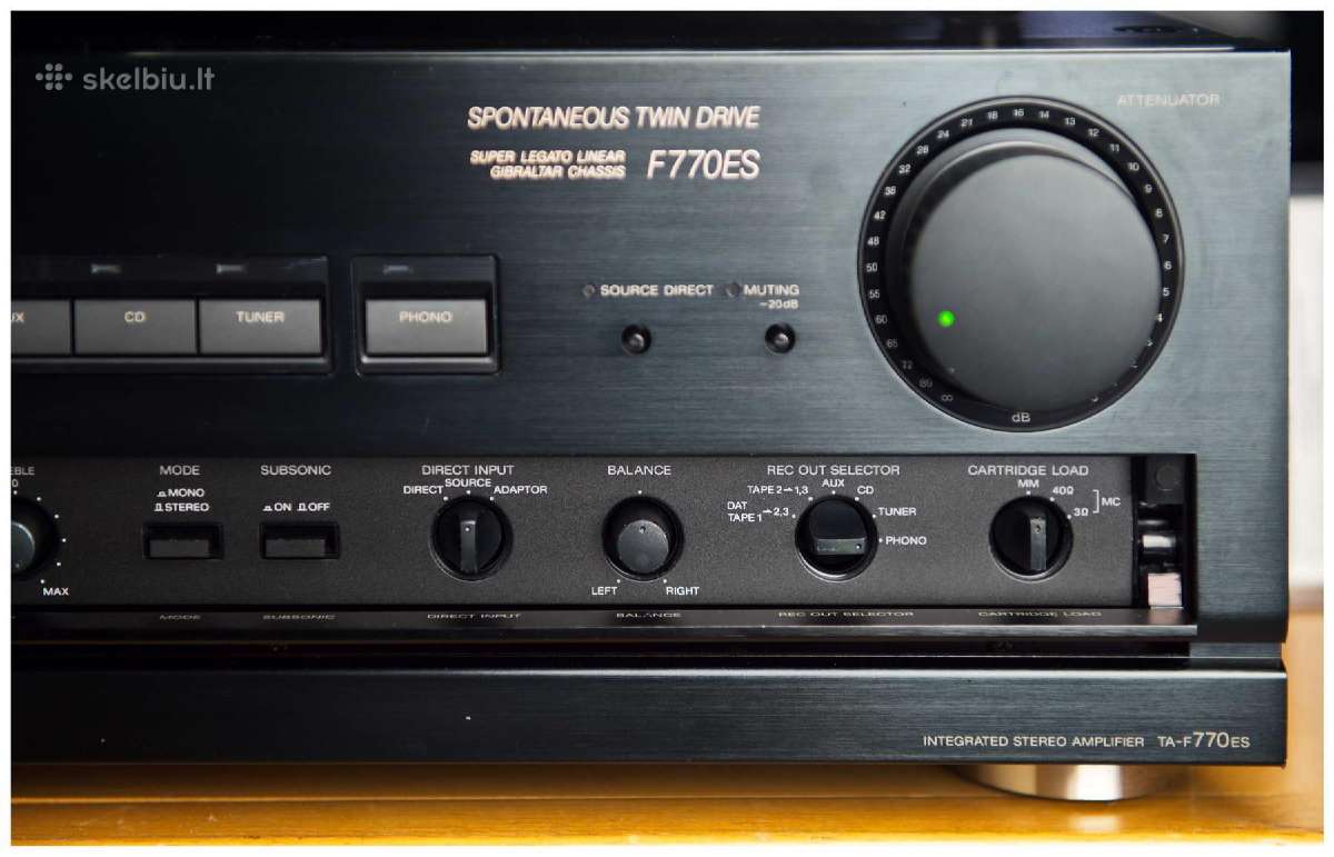 Sony Ta-f770es - nuotraukos Nr. 4
