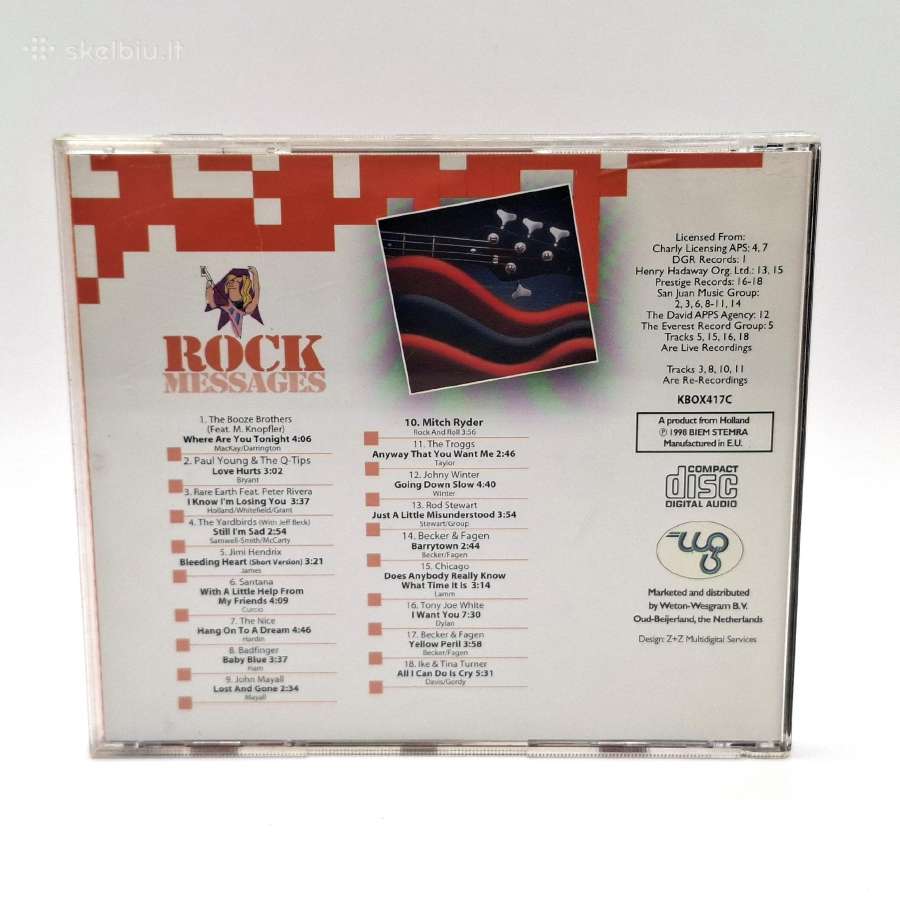 Rock Messages Cd3 (CD, rinkinys) - nuotraukos Nr. 3