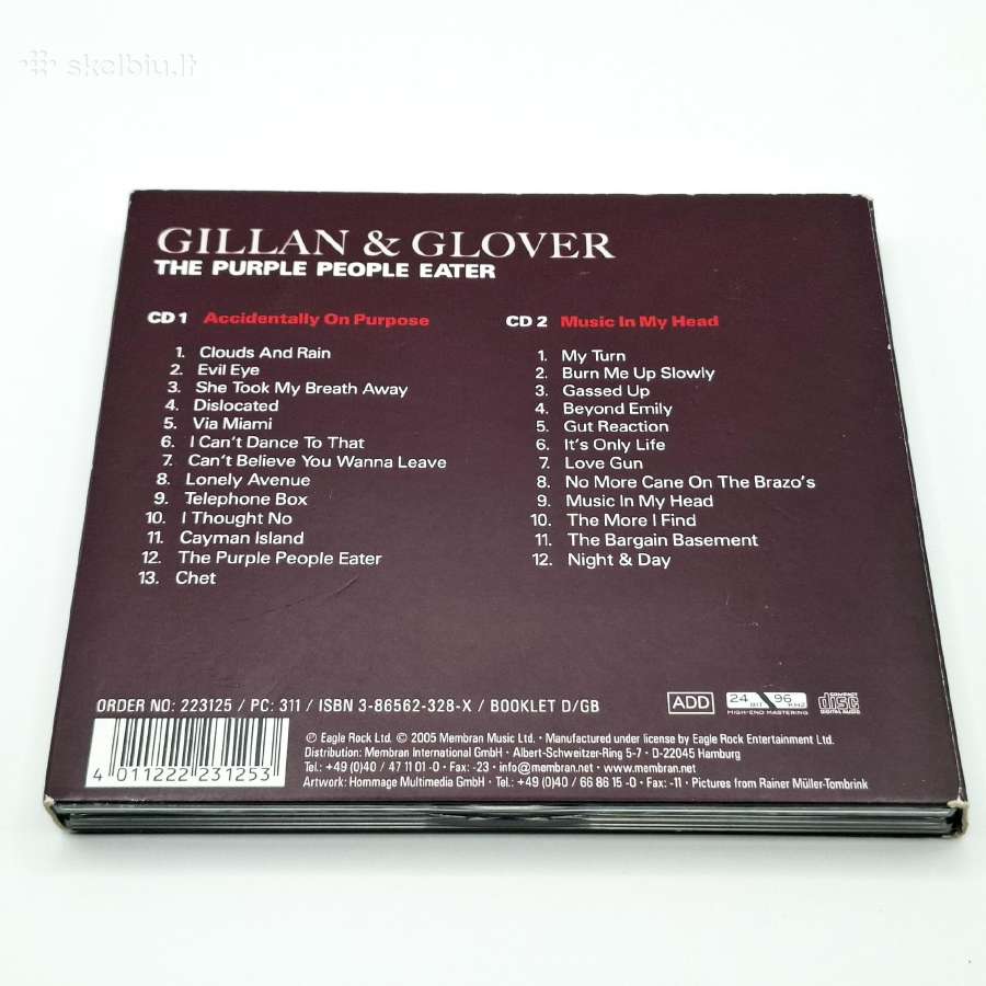 Gillan & Glover - The Purple People Eater (2 x CD) - nuotraukos Nr. 2