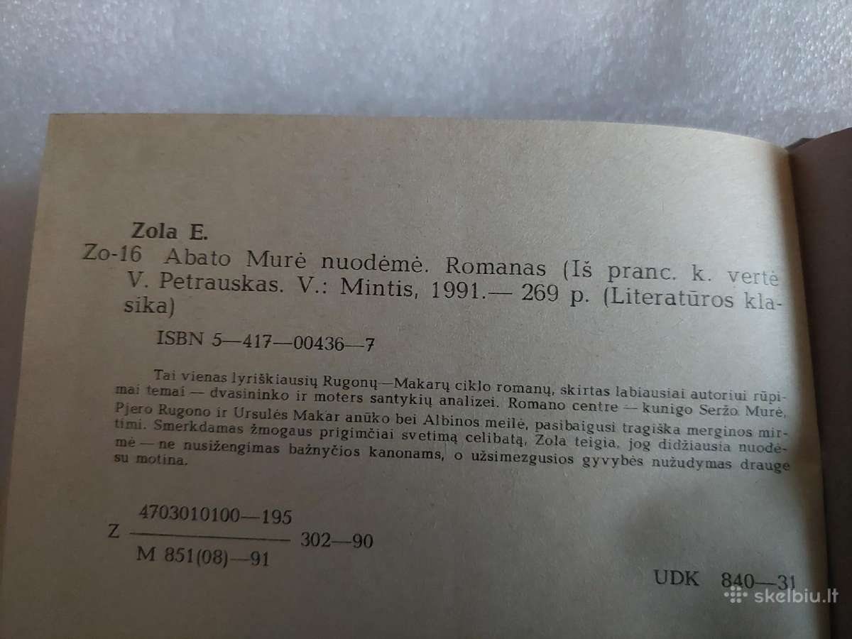 Abato Murė nuodėmė - nuotraukos Nr. 3