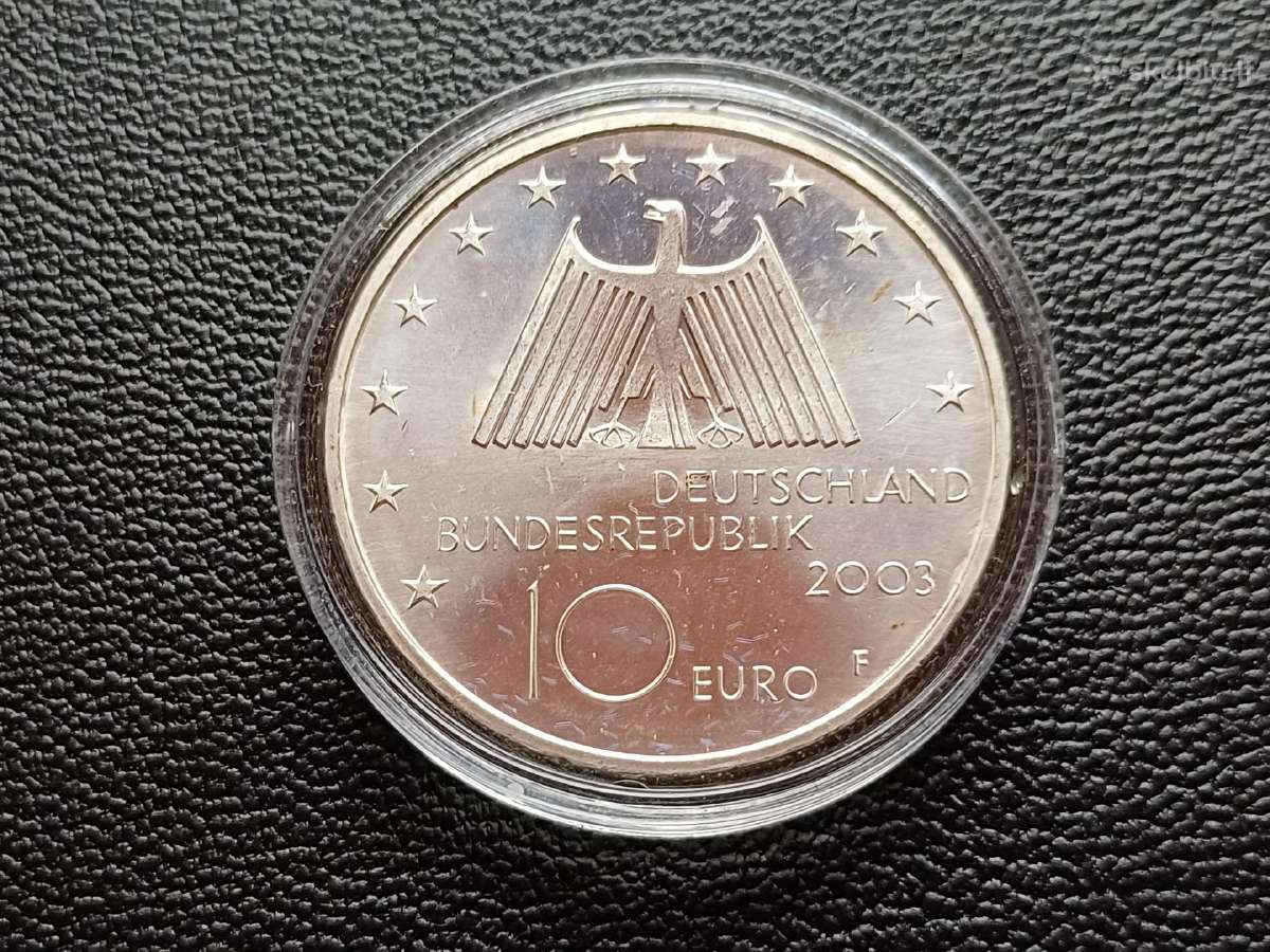 10 eurų Vokietija 18g. sidabras 925 unc. - nuotraukos Nr. 4