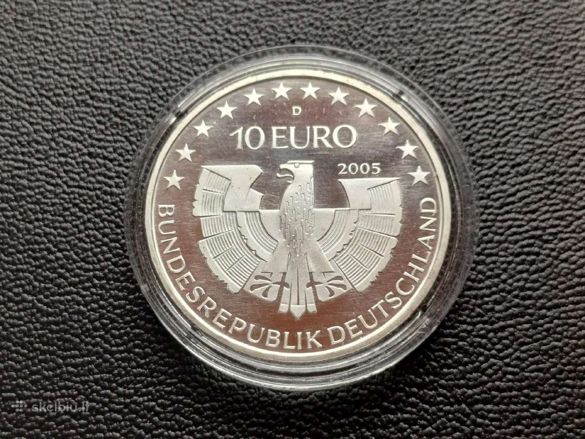 10 eurų Vokietija 18g. sidabras 925 unc. - nuotraukos Nr. 6