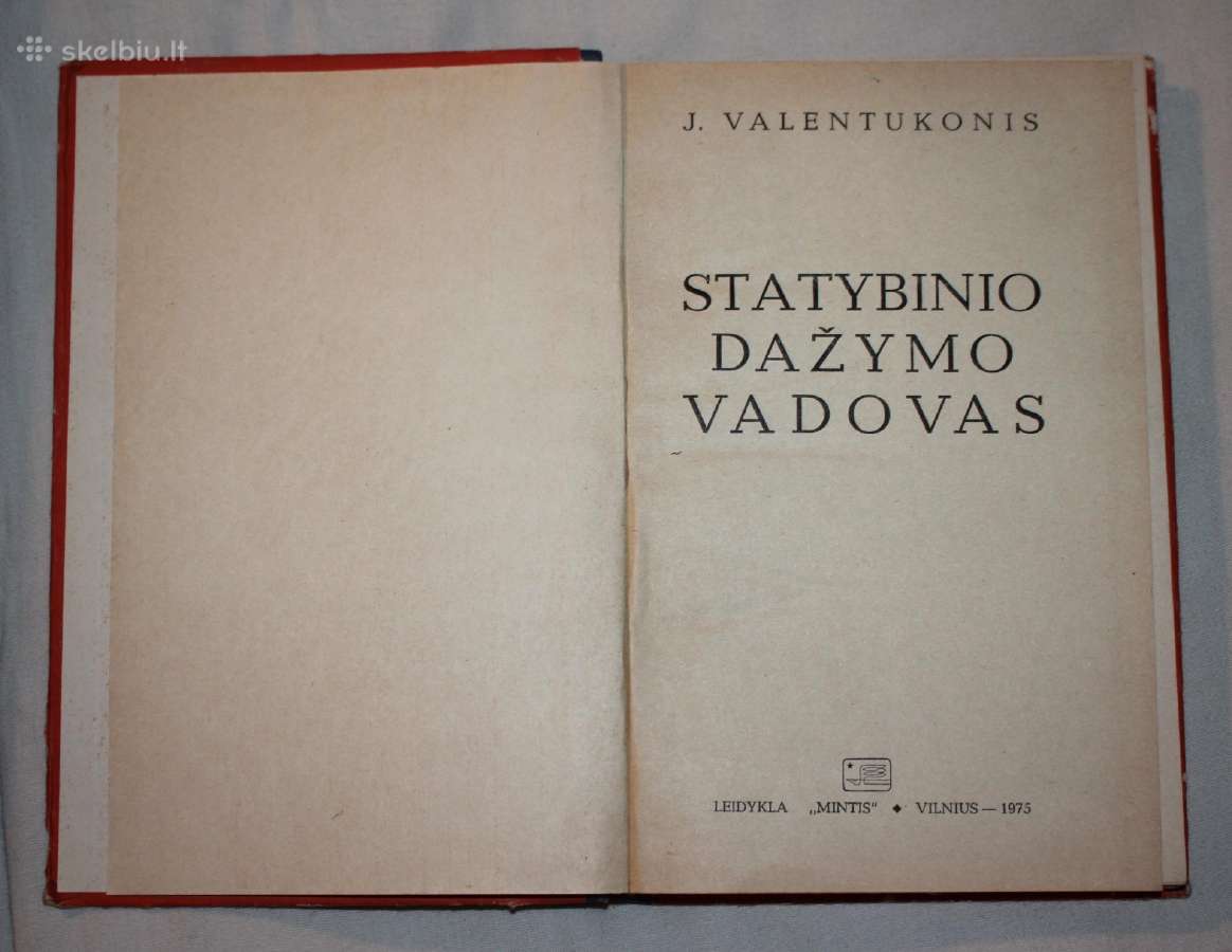 Statybinio dažymo vadovas knyga 1975 m. - nuotraukos Nr. 3