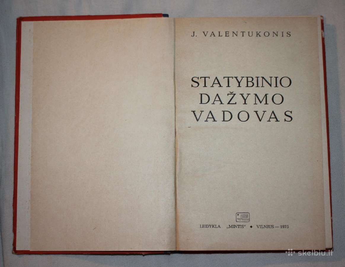 Statybinio dažymo vadovas knyga 1975 m. - nuotraukos Nr. 2