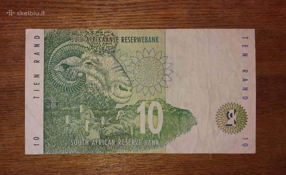 Pietų Afrikos 10 rand banknotas - nuotraukos Nr. 2