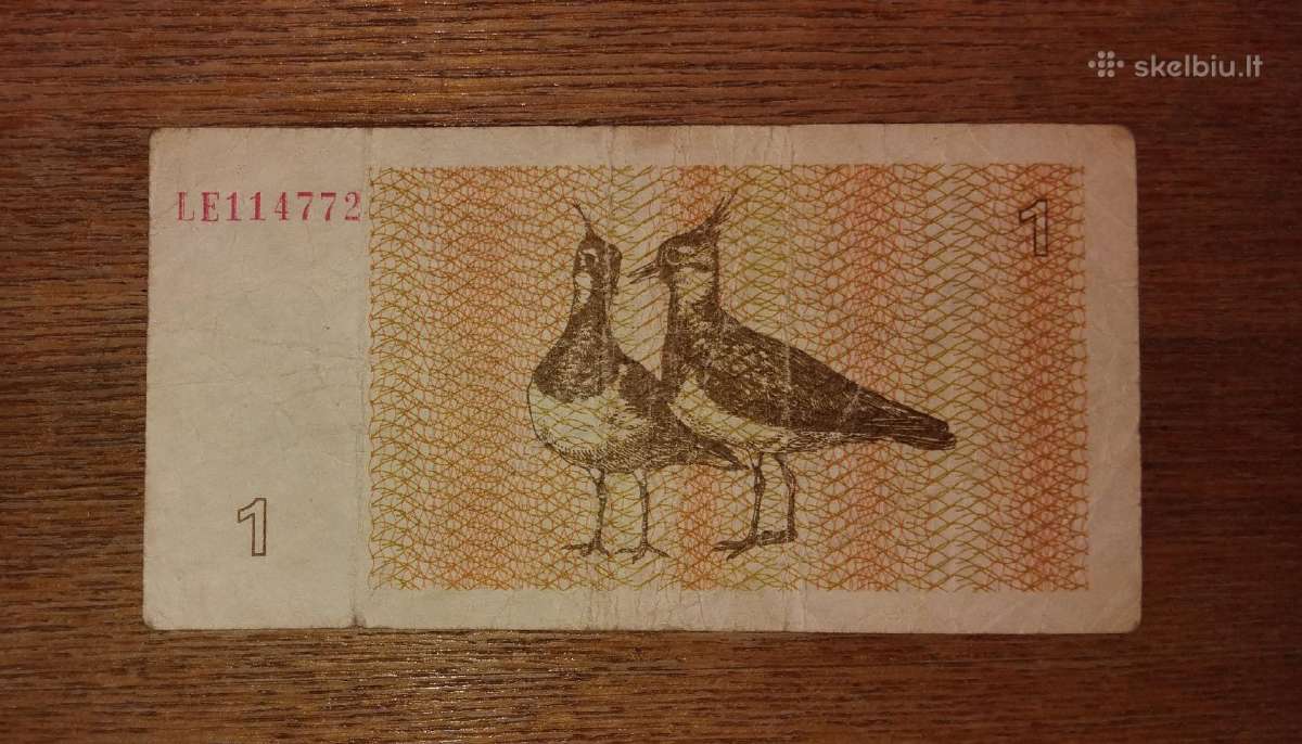 Lietuvos 1 talono banknotas