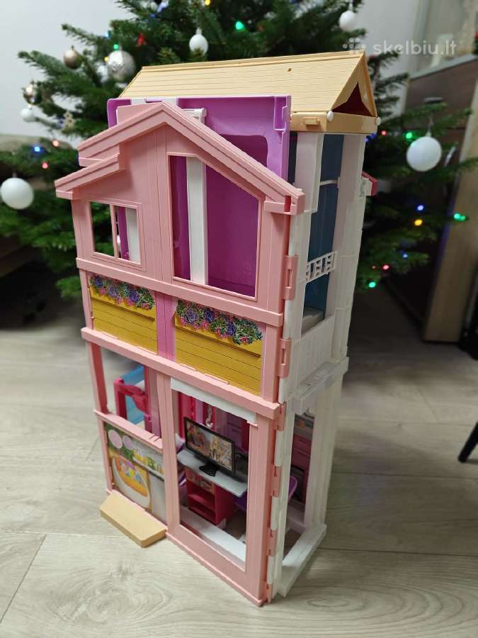 Lėlių namas Barbie Malibu, 3 aukštų - nuotraukos Nr. 6