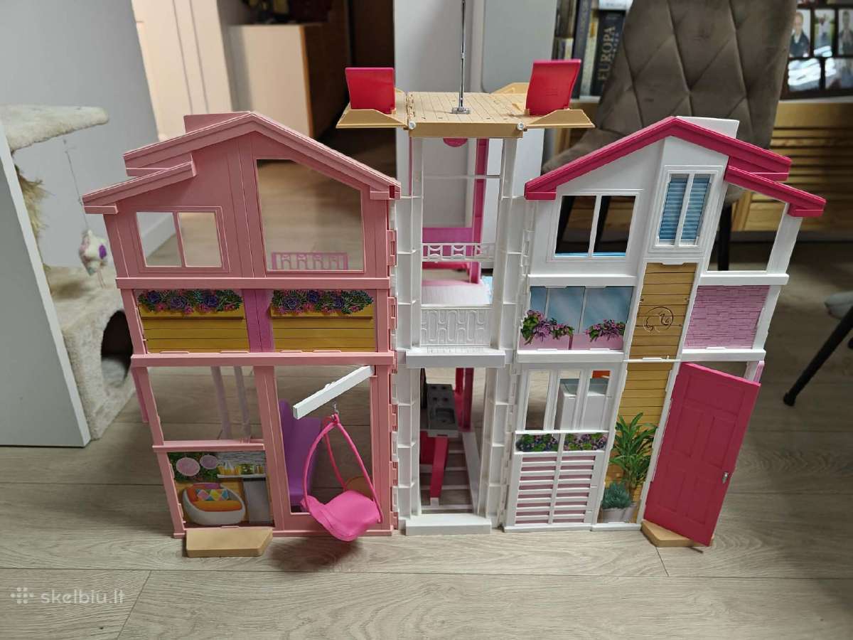 Lėlių namas Barbie Malibu, 3 aukštų - nuotraukos Nr. 4