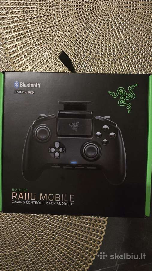 Naujas žaidimų pultas Razer Raiju Mobile