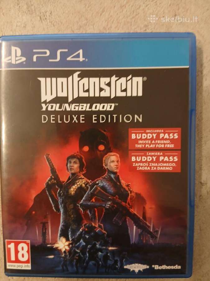 Wolfenstein: Yuongblood Deluxe Editiion Ps4