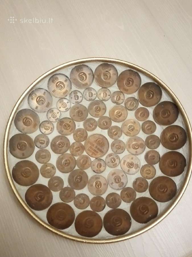 Lėkštė is svedisku ore monetu