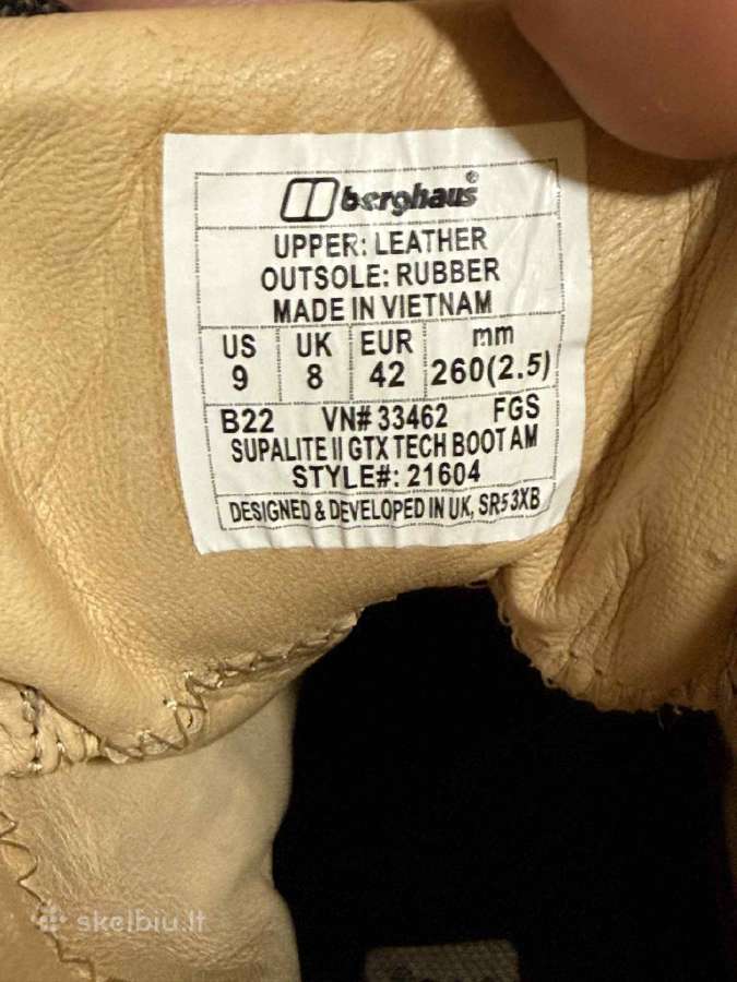 Berghaus Supalite 2 Gtx turistiniai žygių batai - nuotraukos Nr. 6