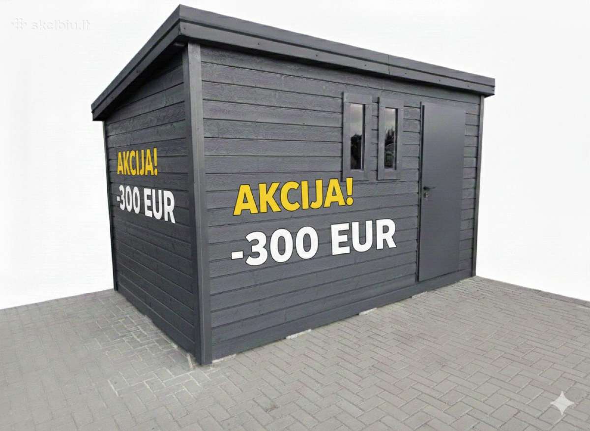 Lauko sandėliukai,pirtys,sodo ir vaikiški nameliai - nuotraukos Nr. 31